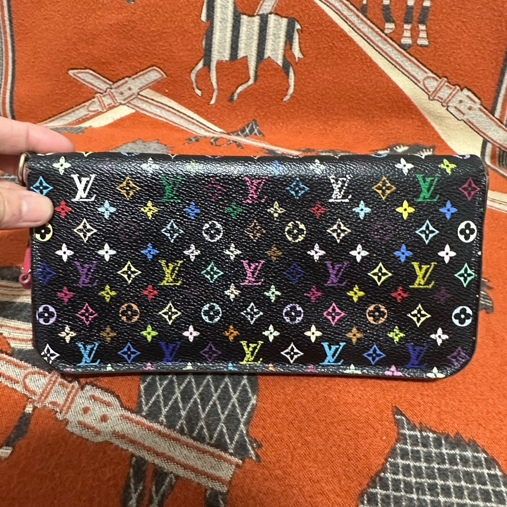 LOUIS VUITTON ❤️🌟 CA4110 TAKASHI MURAKAMI INSOLITE WALLET ⭐️ - Picture 2 of 7
